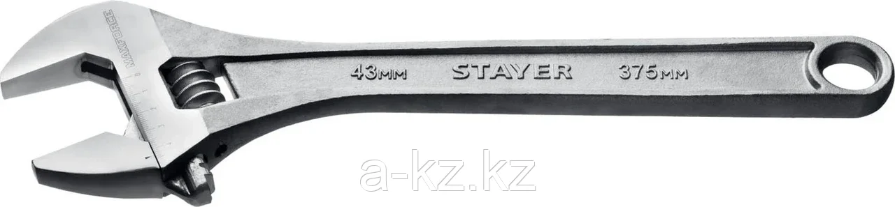 Ключ разводной MAX-Force, 375 / 43 мм, STAYER - фото 1 - id-p75614564