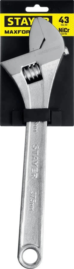 Ключ разводной MAX-Force, 375 / 43 мм, STAYER - фото 3 - id-p75614564