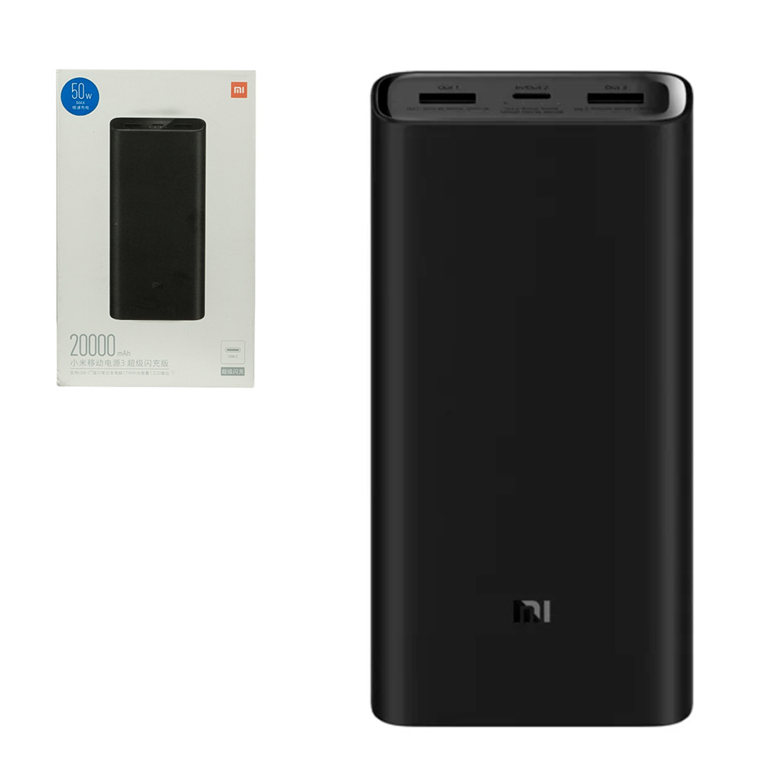 Power Bank Xiaomi Mi Power Bank 3 Pro 20000 mAh 50W Type-C, (PB2050ZM), Black
