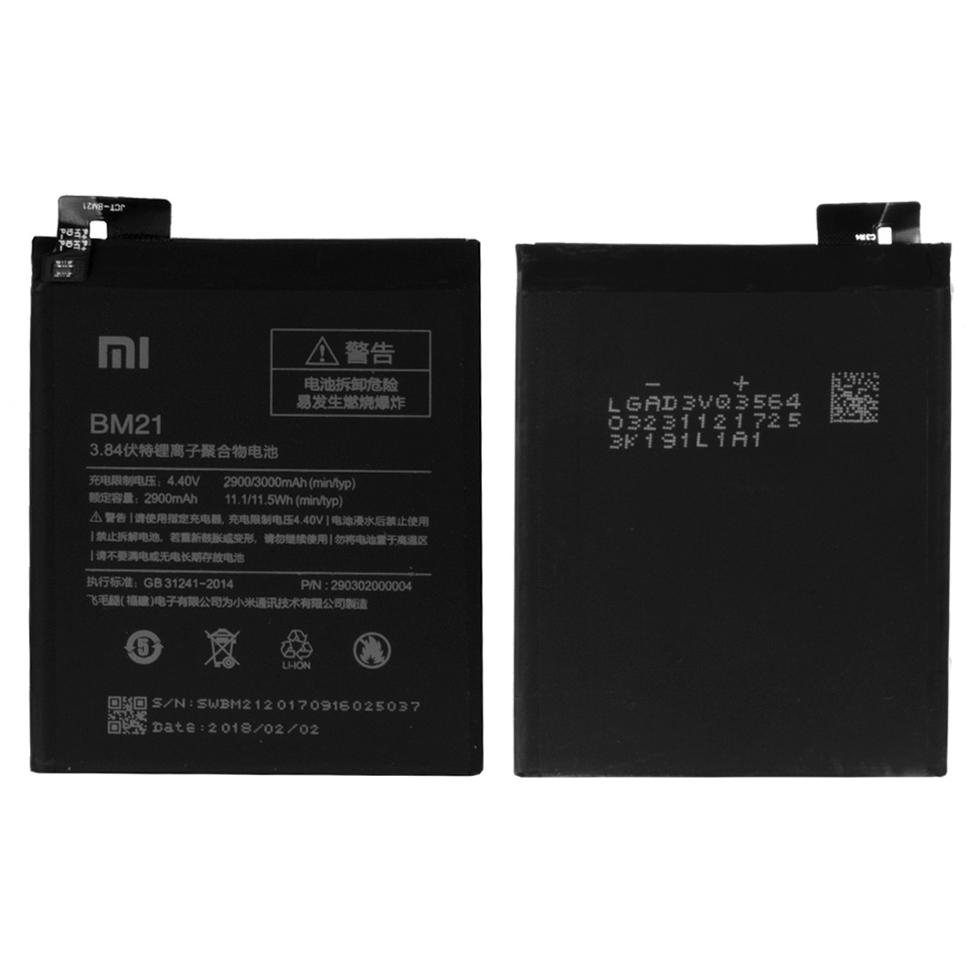 Аккумулятор Xiaomi Mi Note BM21 3010mAh KV plastic box