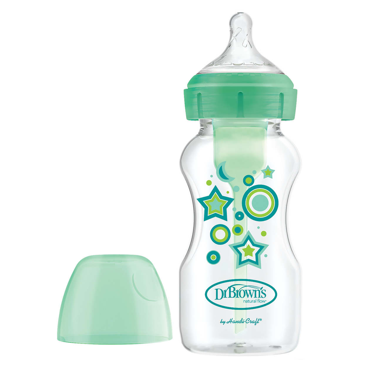 Бутылочка антиколиковая Dr.Brown's, 0+ с широким горлышком, 270 мл, BPA-free, фото 1