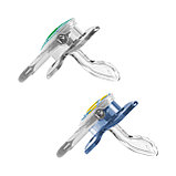 Пустышка силиконовая ортодонтическая, ночная Dr. Brown's, 6-18 мес, с защитным колпачком, 2 шт, фото 2