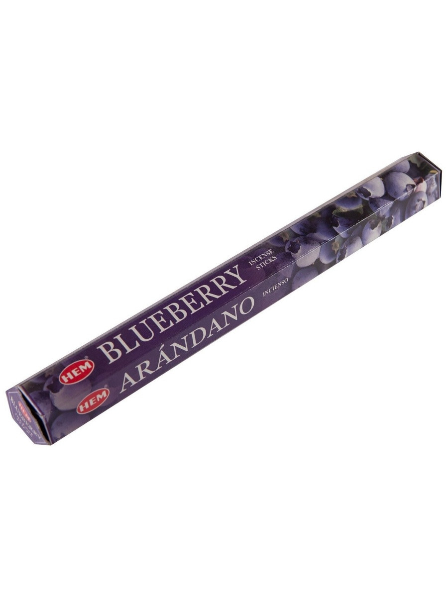 Благовония HEM Черника (Blueberry), 20 ароматических палочек