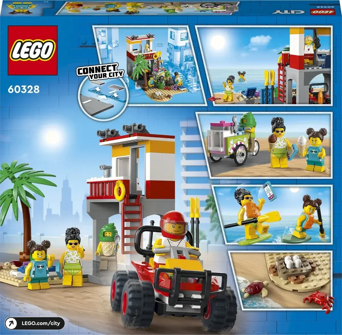 Lego Город Пост спасателей на пляже - фото 2 - id-p98546065