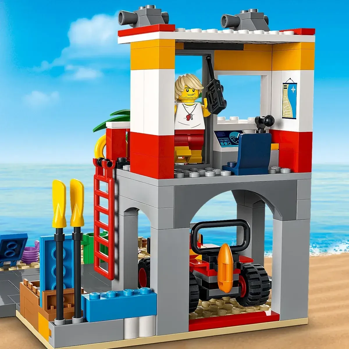 Lego Город Пост спасателей на пляже