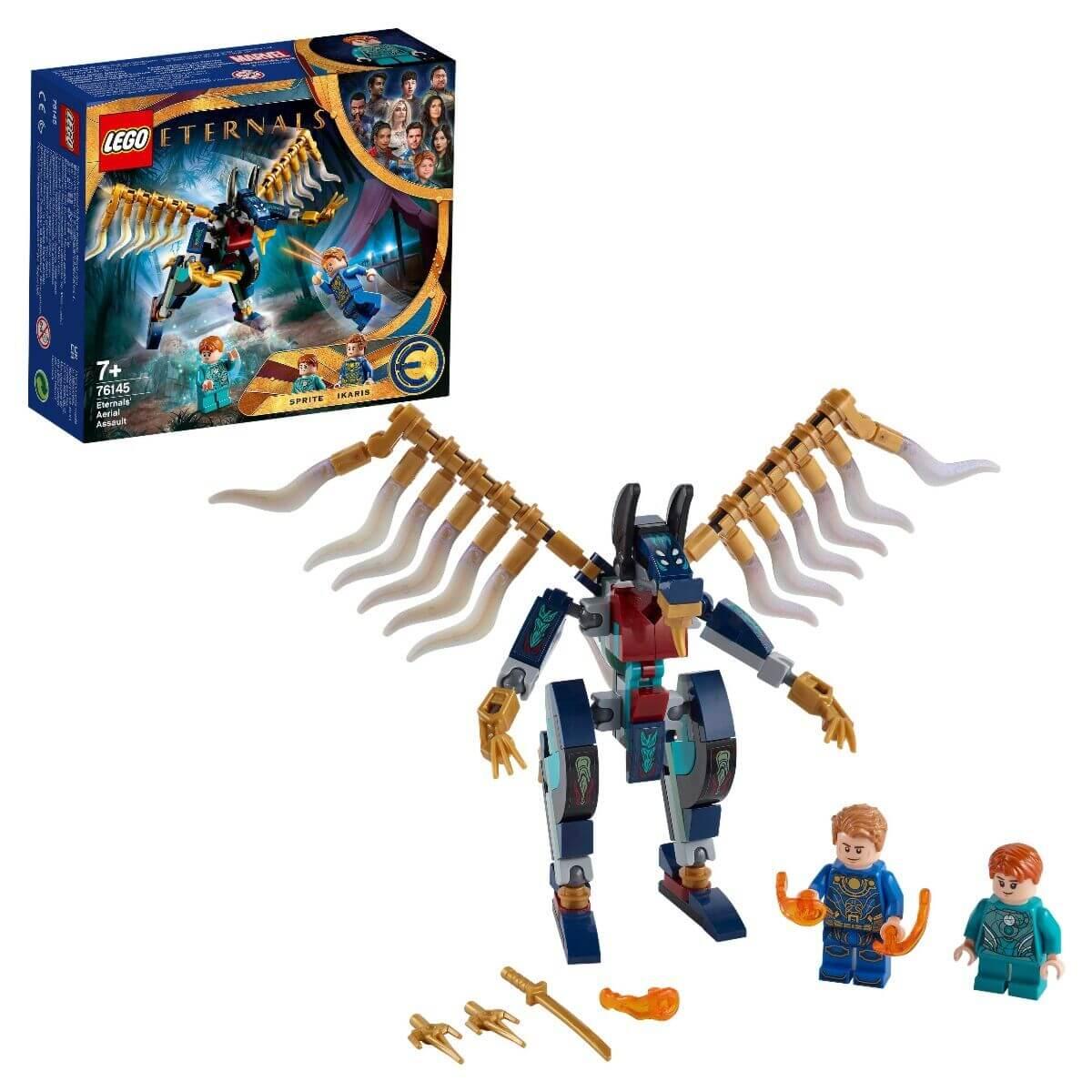 Lego Супер Герои Воздушное нападение Вечных 76145