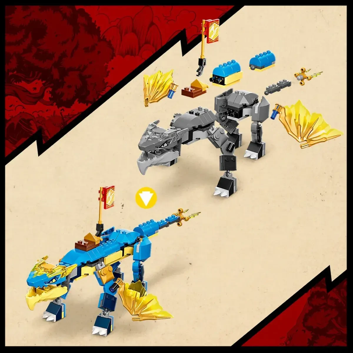 Lego Ниндзяго Грозовой дракон ЭВО Джея