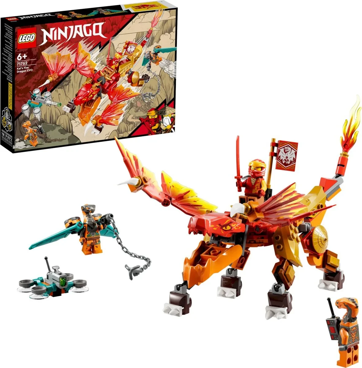 Lego Ниндзяго Огненный дракон ЭВО Кая