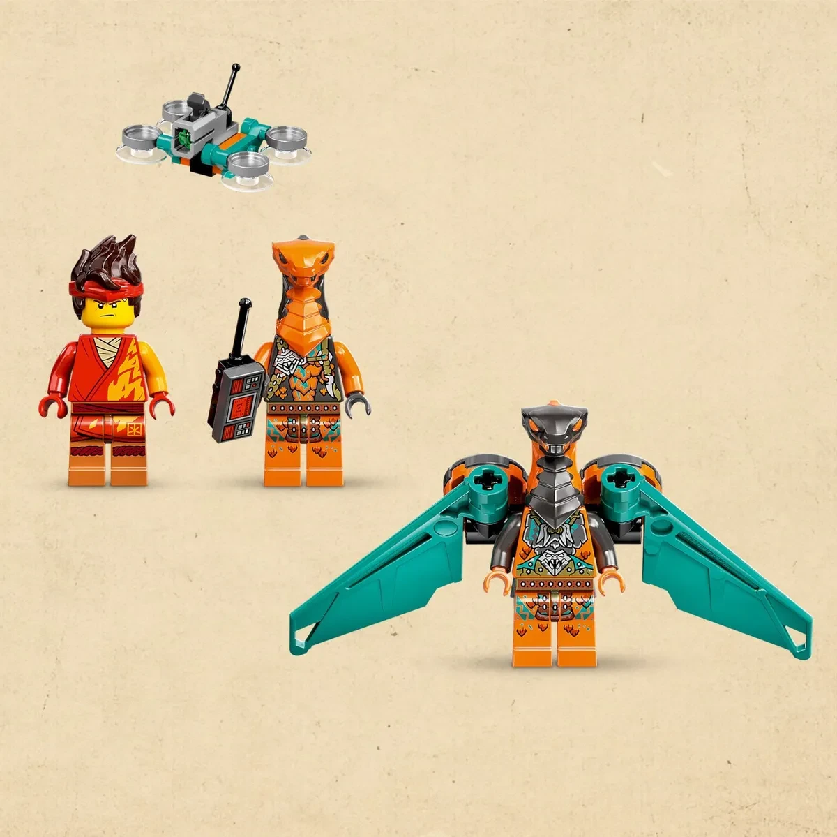 Lego Ниндзяго Огненный дракон ЭВО Кая