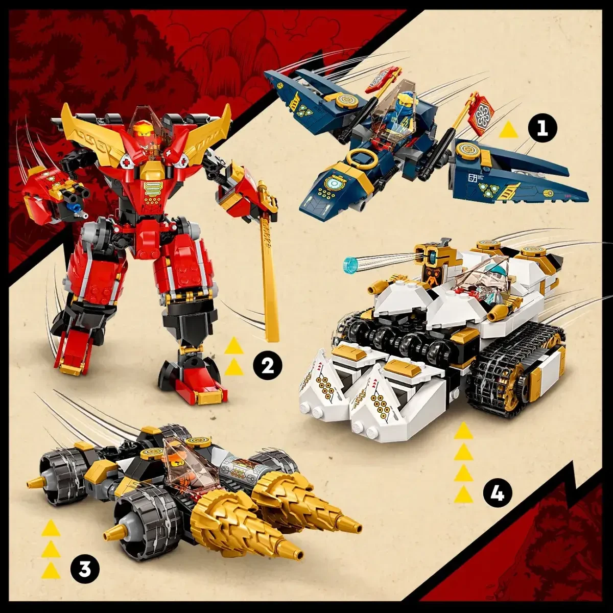 Lego Ниндзяго Ультра-комбо-робот ниндзя