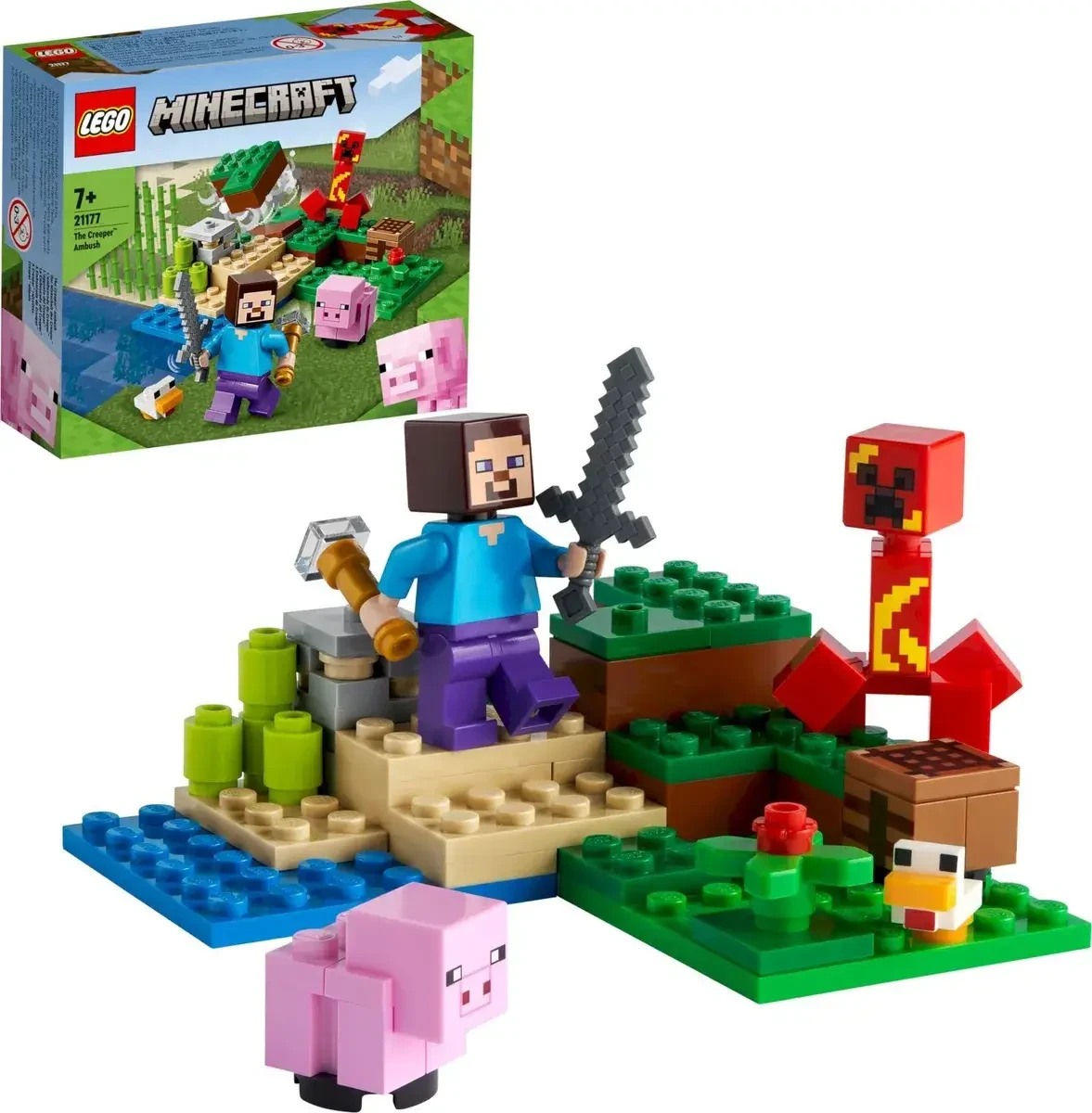 Lego Minecraft Засада Крипера