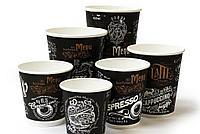 Бумажный стакан ECO CUPS d=90мм 350 мл, цветной (1000 шт / коробка)