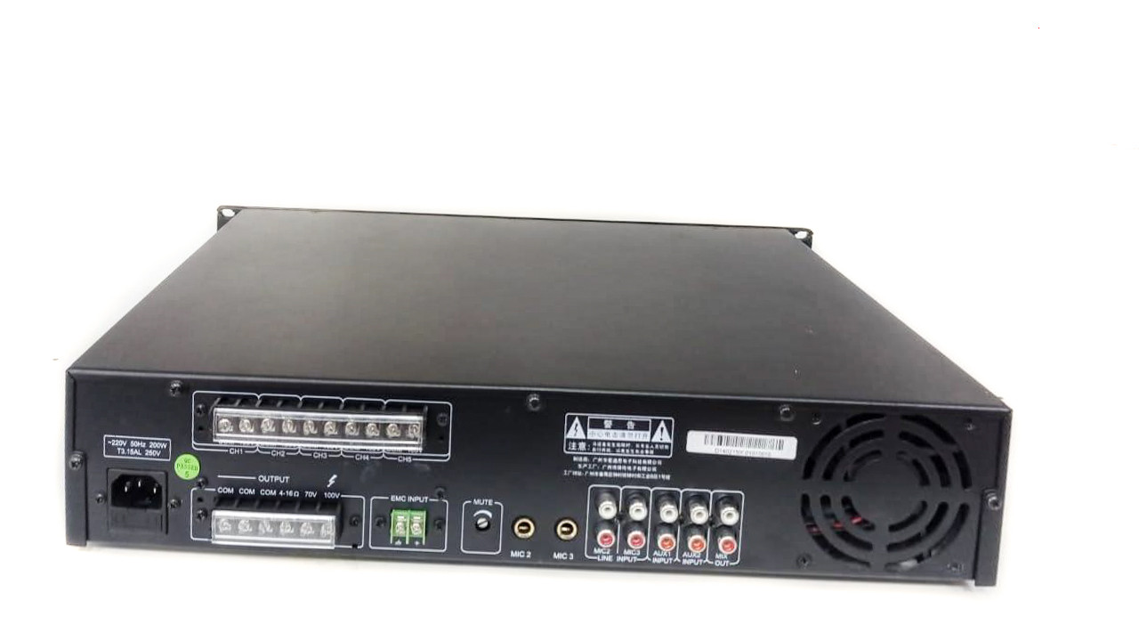 Усилитель 100 вольтовый для фоновой музыки Asten TE- 5120 120 Ватт (id ...