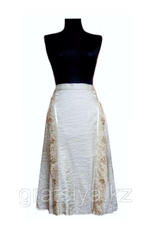 Нарядная женская юбка Золотистого Цвета 42 размера - фото 1 - id-p98547924