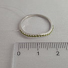 Кольцо из серебра с фианитом TEOSA 1-08-297-22р покрыто  родием, фото 3