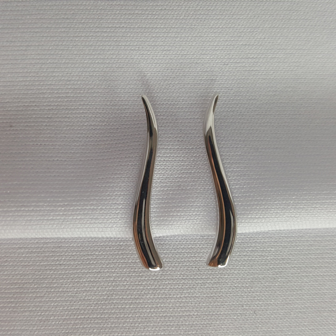 Серьги из серебра TEOSA 10233-2678-00 покрыто родием,каффы