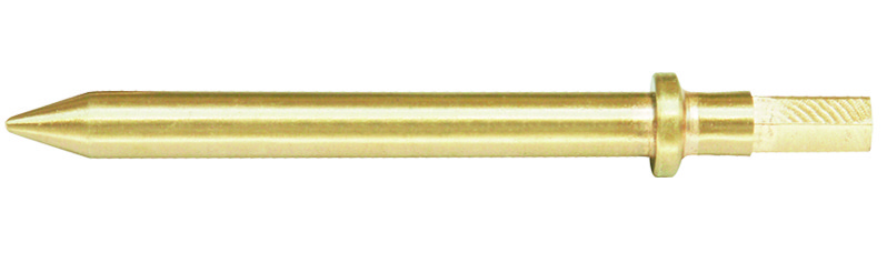Зубило искробезопасное остроконечное круглое для пневмоинструмента Ø 12 мм / 125 мм - фото 1 - id-p98554796