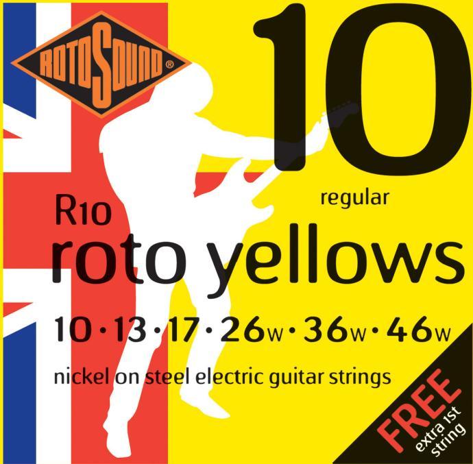 Струны для 8-струнной электрогитары Rotosound R10-8