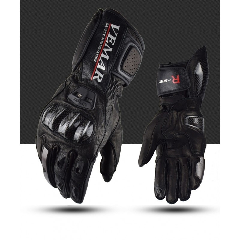 Классические длинные мотоциклетные перчатки кожаные защитные гоночные перчатки для мотокросса