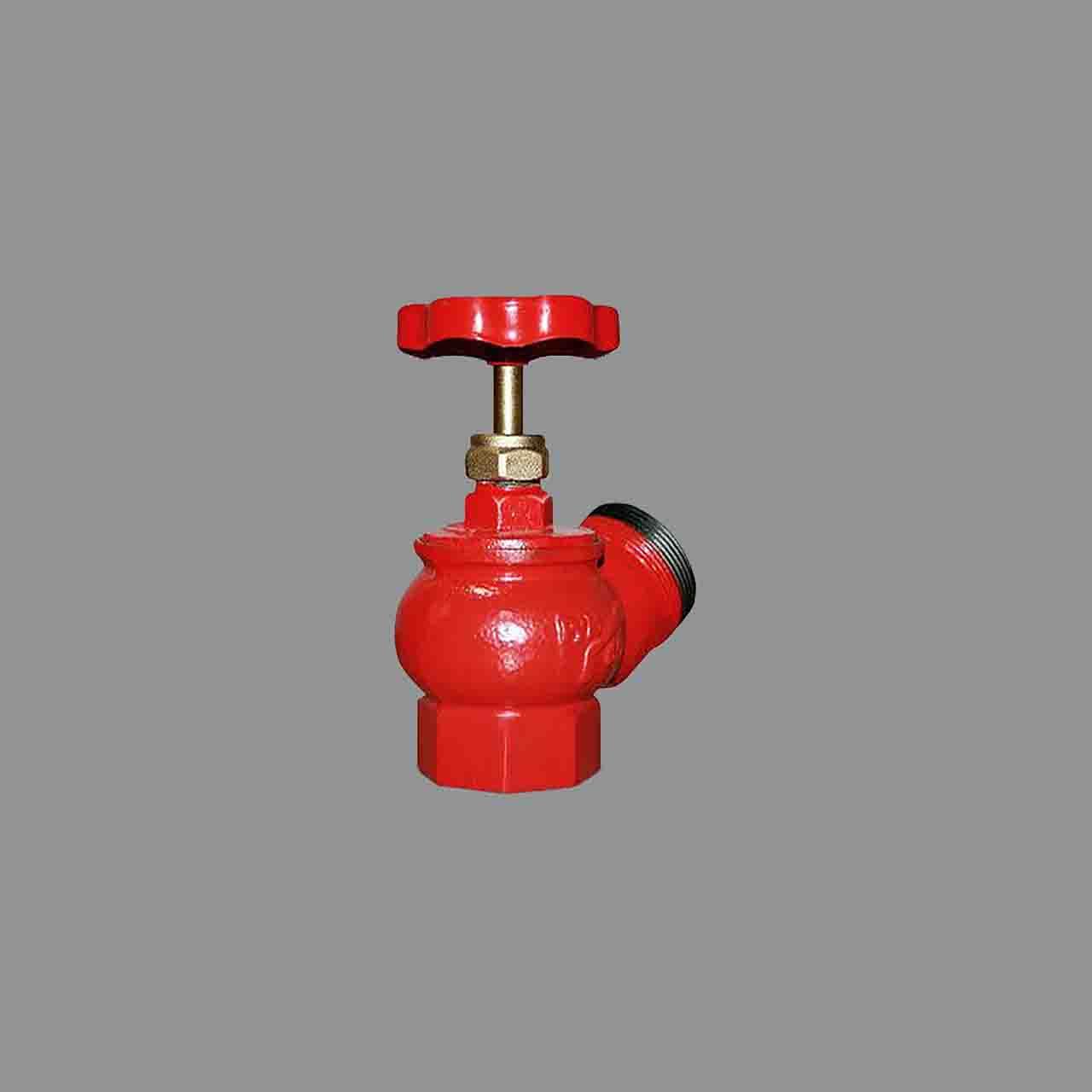 Кран (клапан) пожарный чугунный муфта-цапка Ду 50 (КНР)