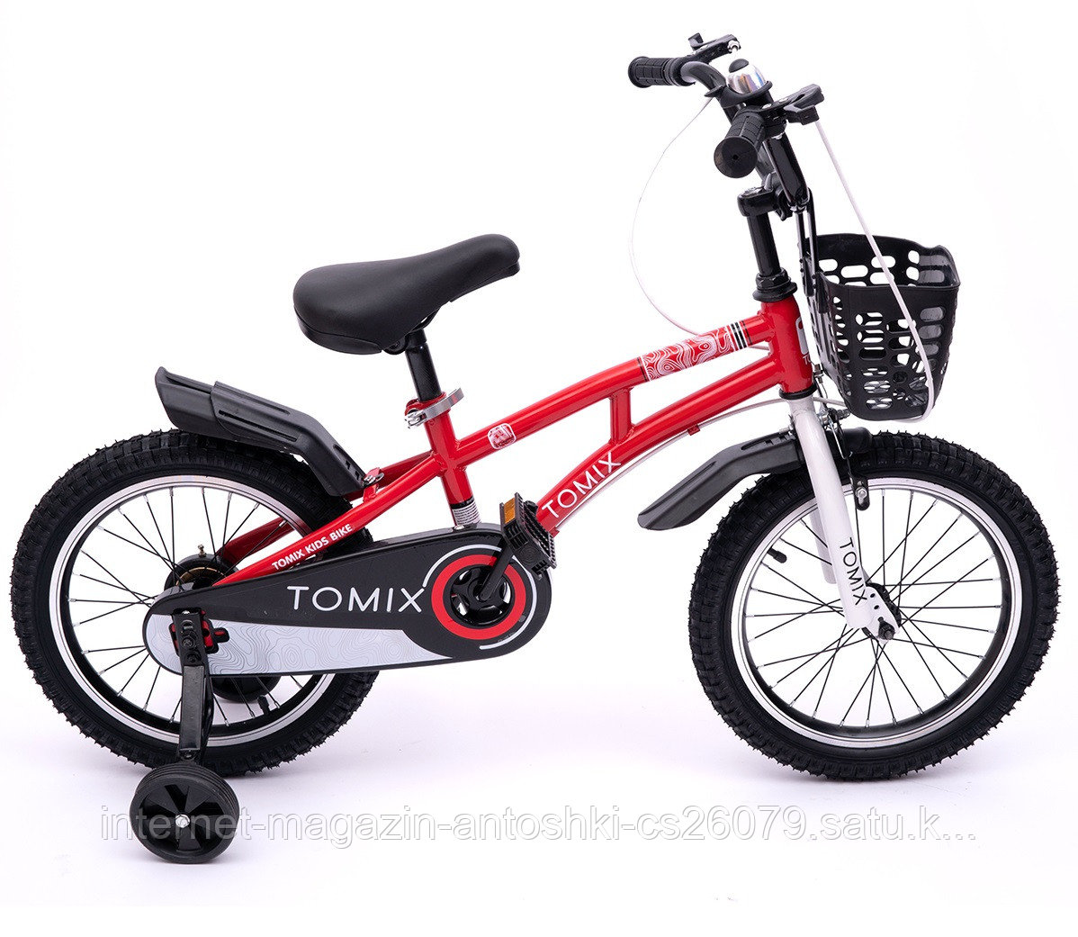 Детский велосипед TOMIX " Whirly 16", Red, диаметр колес 16 дюймов (40 см), от 4 до 6 лет, в комп