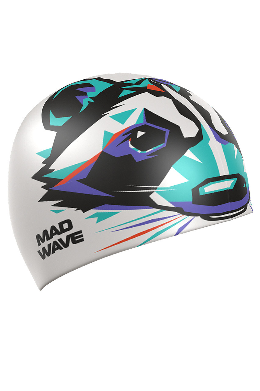 Силиконовая шапочка юниорская Mad Wave RACCOON