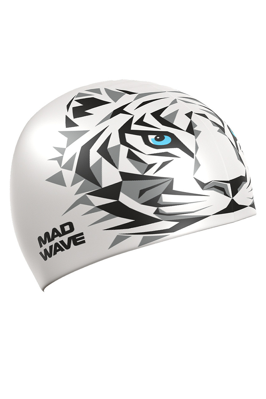 Шапочка силиконовая юниорская Mad Wave TIGRILLO