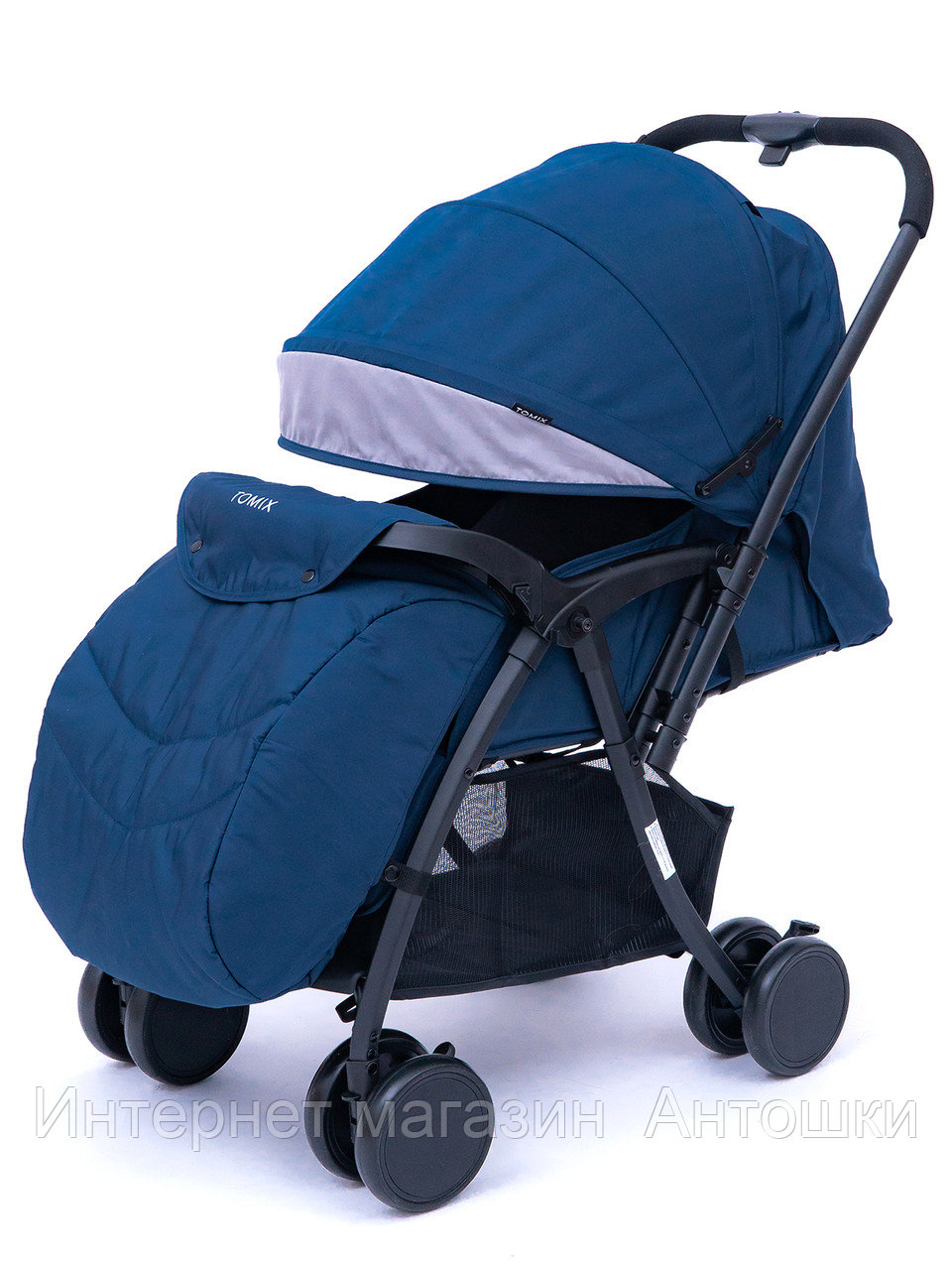Коляска прогулочная Tomix "COSY V2", (Dark Green, с перекидной ручкой, механизм складывания одной рукой, систе