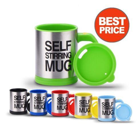 Кружка-мешалка автоматическая «Self Stirring Mug» с крышкой (Черный) - фото 9 - id-p98569338