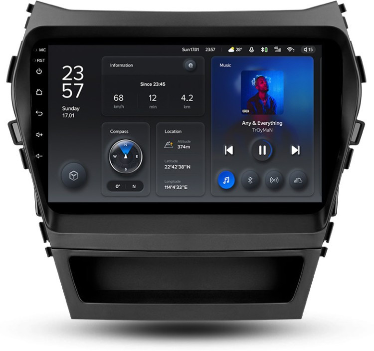 Teyes.kz X1 Hyundai Santa Fe 3 2013-2016 1/16 wi-fi