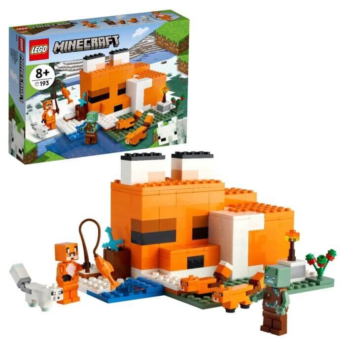 Lego Minecraft Лисья хижина - фото 3 - id-p98577141