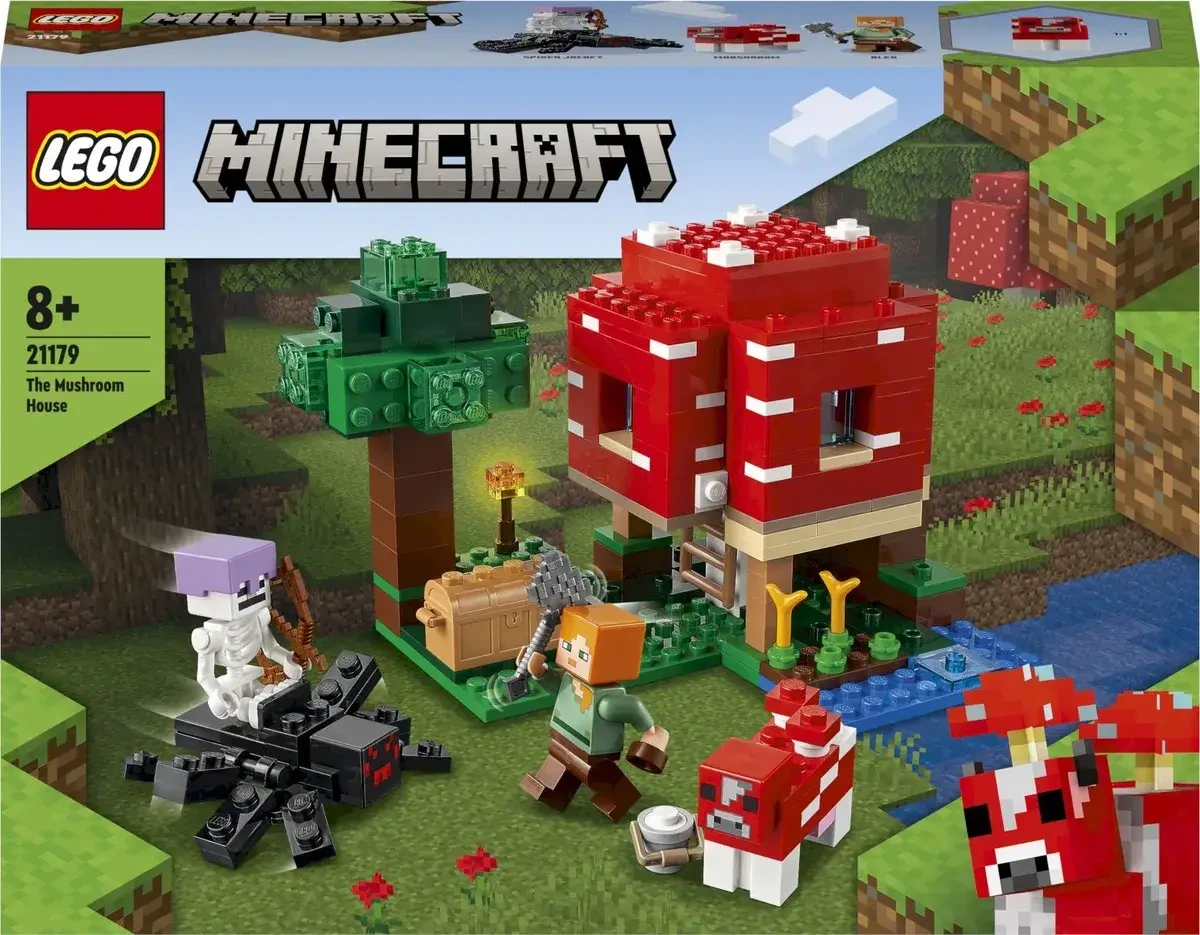 Lego Minecraft Грибной дом