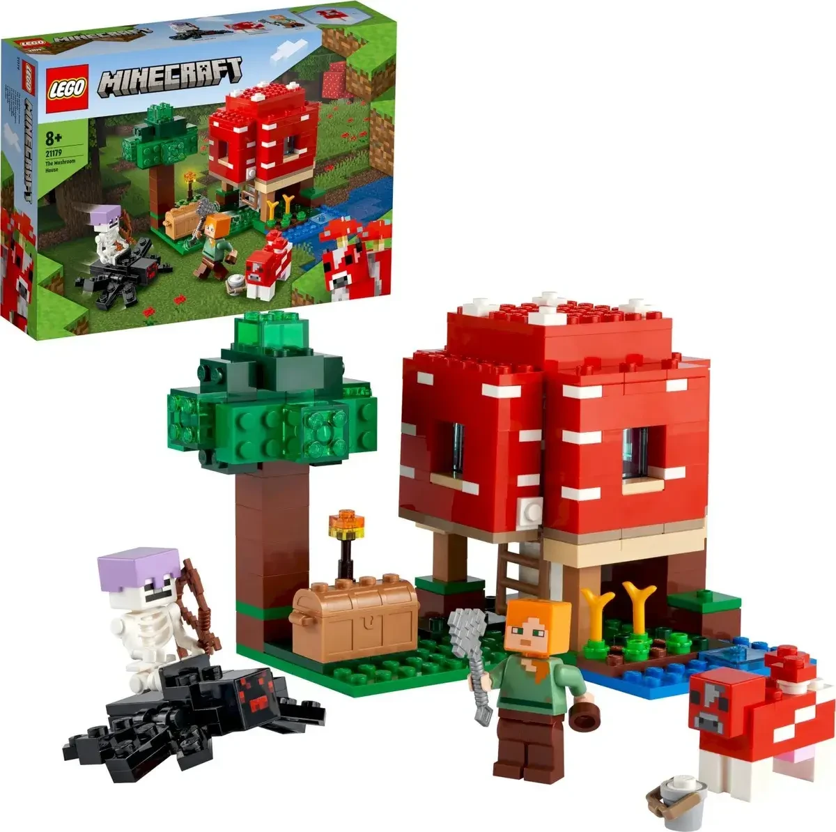 Lego Minecraft Грибной дом