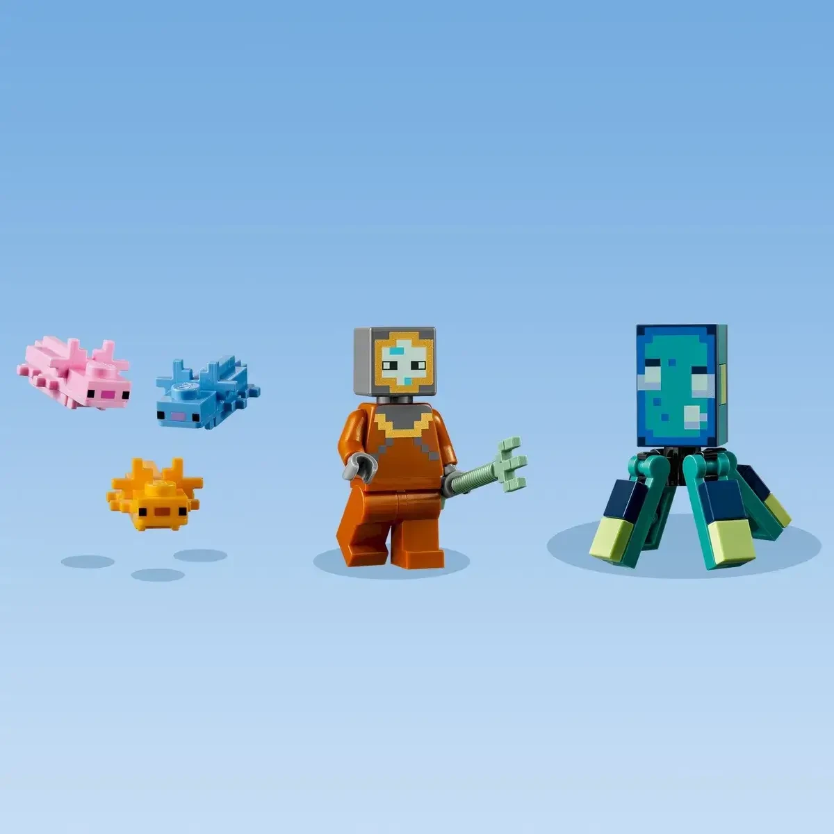 Lego Minecraft Битва со стражем