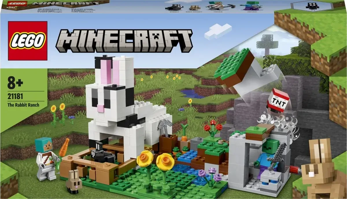 Lego Minecraft Кроличье ранчо