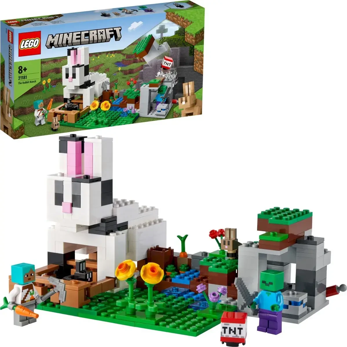Lego Minecraft Кроличье ранчо
