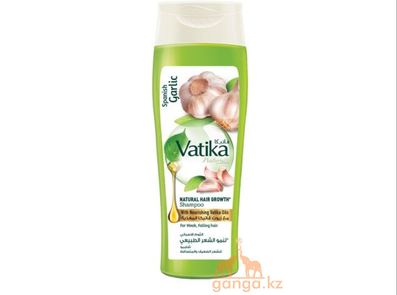 Шампунь для ломких и выпадающих волос с Чесноком (Garlic Vatika DABUR), 400 мл