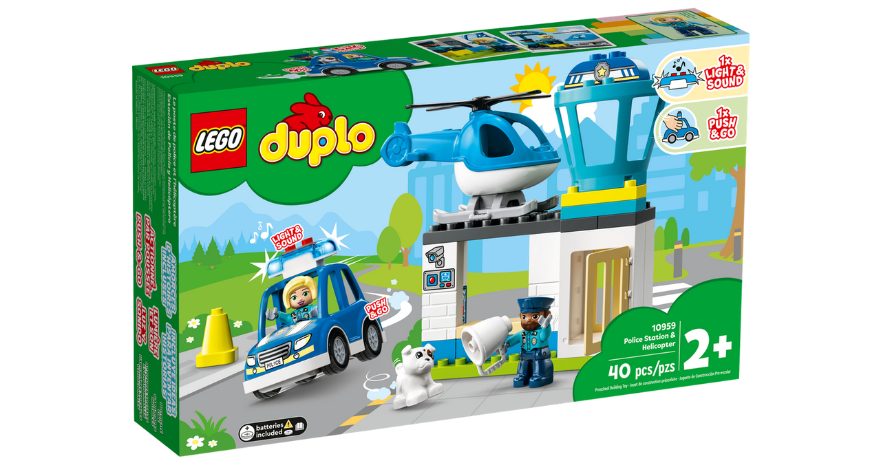 10959 Lego Duplo Полицейский участок и вертолёт, Лего Дупло - фото 1 - id-p98535335