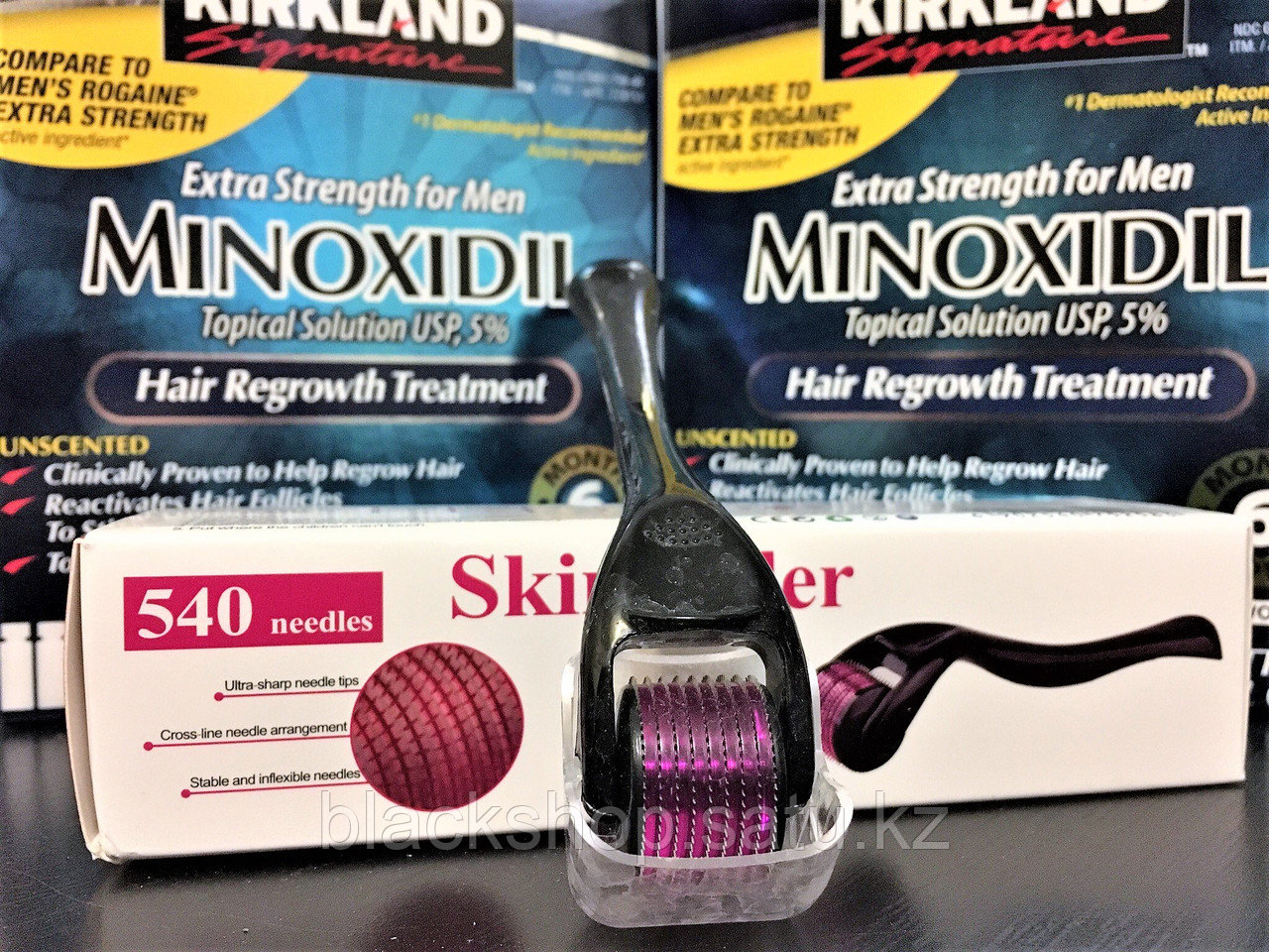 Миноксидил и мезороллер - набор для роста волос и бороды - фото 1 - id-p98578391