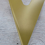 Менсолодержатель М-1 золотой металлик, фото 6