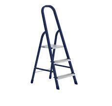Стремянка, 3 ступени, алюминиевая, Россия// Сибртех, фото 1