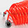Полиуретановый спиральный шланг для компрессора Maximum 12 м с быстросъемными соединениями, фото 4