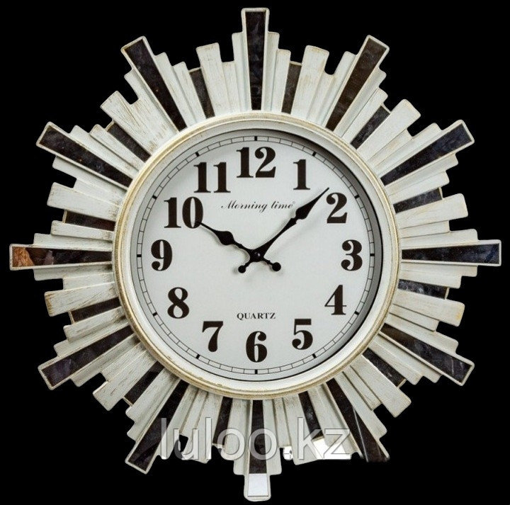Часы настенные 51см, "Лучи Солнца" с элементами зеркала. Декоративные часы для гостиной и кухни. - фото 2 - id-p98375010