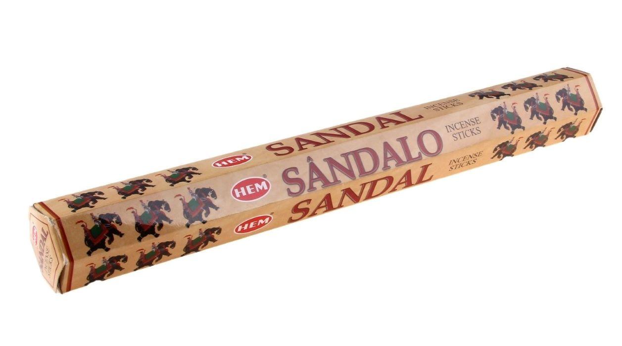 Благовония HEM Сандал (Sandalo), аромапалочки 20 шт.