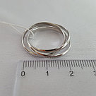 Серебряное кольцо Красная Пресня 2306676Д покрыто  родием, фото 3