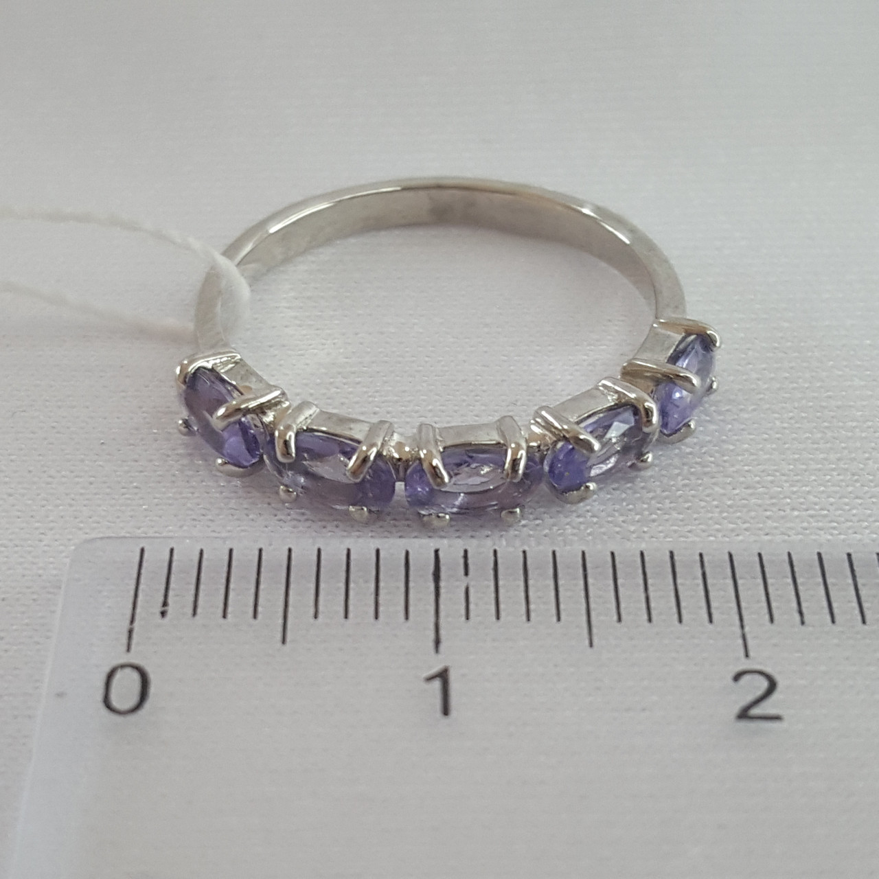 Кольцо из серебра с наношпинелью синт. TEOSA 100-955-nAM покрыто родием - фото 3 - id-p84846309