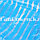 Косметичка сумка банная на молнии с боковым ремешком в полоску голубая, фото 6