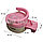 Горшок детский с крышкой с съёмной чашей розовая, фото 2