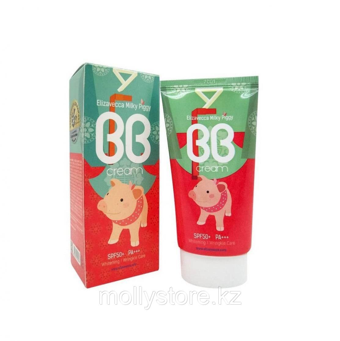 Многофункциональный ББ-крем с SPF50+/PA+++ Elizavecca Milky Piggy BB Cream