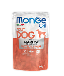 Monge Grill 100г с Лососем в паучах Влажный корм для собак Pouch with Salmone